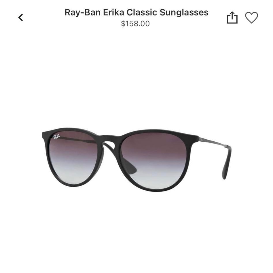 Brand New Ray Ban Erika Sunglasses